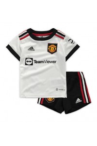 Manchester United Babyklær Borte Fotballdrakt til barn 2022-23 Korte ermer (+ Korte bukser)